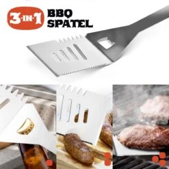 Squago BBQ Accesoires XXL Set Met Schort - Gereedschap - Gereedschapset Tang Borstel Mat -Barbecues Verkoopwinkel 1200x1198 5