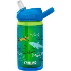CamelBak Eddy+ Kids Insulated - Drinkfles - 400 Ml - Blauw / Groen (Scuba Sharks) -Barbecues Verkoopwinkel 1200x1200 1014