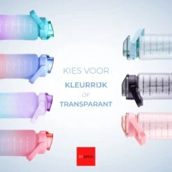 By Bresi - Waterfles 2 Liter Roze Transparant - Gratis Armband - Waterfles Met Rietje - Grote Waterfles - Sportbidon - Twee Liter Waterfles - Sportfles - Sportfles Fitness - Bottle 2 Liter- Drinkfles - Schenkfles - Drinkbus - Armband - Waterflessen -Barbecues Verkoopwinkel 1200x1200 1051