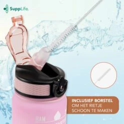 Supplife Motivatie Waterfles - 1 Liter Drinkfles - Waterfles Met Tijdmarkering - Met Rietje - Volwassenen - Kinderen - Pink Aqua - Inclusief Schoonmaakborstel 14 Supplife Motivatie Waterfles - 1 Liter Drinkfles - Waterfles Met Tijdmarkering - Met Rietje - Volwassenen - Kinderen - Pink Aqua - Inclusief Schoonmaakborstel -Barbecues Verkoopwinkel 1200x1200 1116