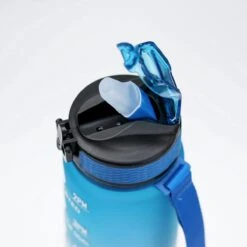 Merkloos Vision Vel Blauw-Roze Waterfles Met Tijdmarkeringen | 1 Liter | Sport Waterfles | Drinkfles Met Rietje | Lekvrije Sportfles | Tritan Waterfles | BPA Vrij | Voor Sport, Fietsen, Kamperen, School, Sportschool | Tijdmarkering -Barbecues Verkoopwinkel 1200x1200 1122