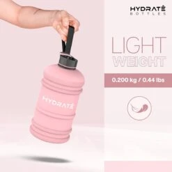 HYDRATE 2,2 Liter Sportfles - Duurzaam En Extra Sterk - BPA Vrij - Ideaal Voor: Sportschool, Dieet, Bodybuilding, Buitensport, Wandelen En Kantoor - Grote Waterfles (Mat Roze) -Barbecues Verkoopwinkel 1200x1200 1128