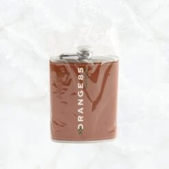 Orange85 Heupfles - Flacon - 224 Ml - Leatherlook - Bruin -Barbecues Verkoopwinkel 1200x1200 1156