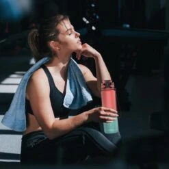 Lekro Waterfles Met Tijdmarkeringen - Motiverende Drinkfles Met Fruitfilter En Shake Bal/Shaker - 1 Liter - BPA Vrij - Roze/Blauw -Barbecues Verkoopwinkel 1200x1200 1207