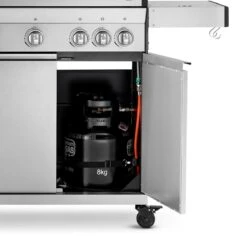 Burnhard Gas BBQ Big FRED Deluxe - 4 Branders - Incl. Keramische Infraroodbrander & Afdekhoes - Deluxe -Barbecues Verkoopwinkel 1200x1200 121