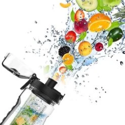 Merkloos Waterfles Met Fruit Infuser - 900ml- 100% BPA Vrij - Zwart - Sportfles - Detox Waterfles-Waterfles Met Fruit Filter -Barbecues Verkoopwinkel 1200x1200 1226