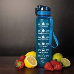 Nimma® Motivatie Waterfles - 1 Liter Drinkfles - Met Tijdmarkeringen En Fruitfilter - Blauw 11 Nimma® Motivatie Waterfles - 1 Liter Drinkfles - Met Tijdmarkeringen En Fruitfilter - Blauw -Barbecues Verkoopwinkel 1200x1200 1249