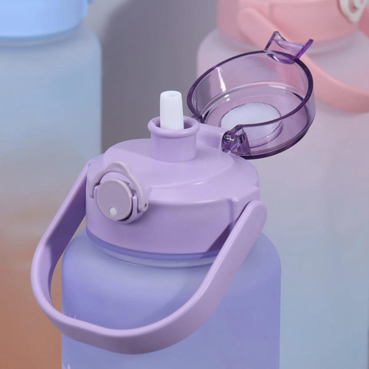 Merkloos Waterfles 2 Liter - Motivatie Waterfles - Waterfles Met Rietje - 2 Liter Waterfles - 2 Liter Drinkfles - Sportfles - Waterfles Met Tijdmarkering - 2 Liter 6 Merkloos Waterfles 2 Liter - Motivatie Waterfles - Waterfles Met Rietje - 2 Liter Waterfles - 2 Liter Drinkfles - Sportfles - Waterfles Met Tijdmarkering - 2 Liter - Afbeelding 6