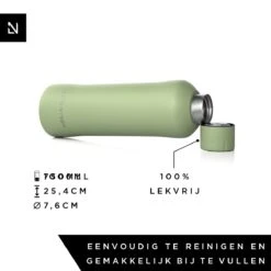 LARS NYSØM Roestvrijstalen Drinkfles 'Bølge' 750ml Sage -Barbecues Verkoopwinkel 1200x1200 1299