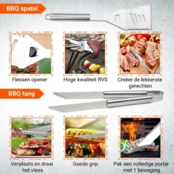 BBQ Accesoires Gereedschapset Koffer Set Tang Borstel Schort Barbecue Dagdeals - Chef Cook BBQ Accessoires Set -Barbecues Verkoopwinkel 1200x1200 134