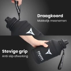 Breaking Limits Stalen Waterfles 2 Liter – Drinkfles – Gemaakt Van Roestvrij Staal – Grote Waterfles – Waterjug – Bidon 2 Liter – 2.2 Liter - Zwart -Barbecues Verkoopwinkel 1200x1200 1421