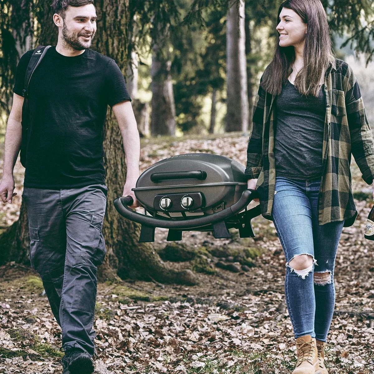 Burnhard Draagbare 2-Branders Gasbarbecue - Afdekhoes - BBQ Wayne 5 Burnhard Draagbare 2-Branders Gasbarbecue - Afdekhoes - BBQ Wayne - Afbeelding 5