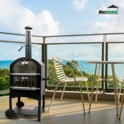 MaxxGarden Pizza Oven - Smoker Barbecue Op Hout, Houtskool Of Pellets - 45 X 65 X 158cm -Barbecues Verkoopwinkel 1200x1200 170