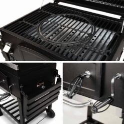 Alice's Garden Houtskool BBQ Bernard - Smoker - Verstelbare Houtskoolbak - Zwart 16 Alice's Garden Houtskool BBQ Bernard - Smoker - Verstelbare Houtskoolbak - Zwart -Barbecues Verkoopwinkel 1200x1200 185