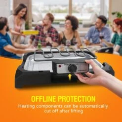 Aigostar Lava 30LDQ - Elektrische Grill - BBQ - Tafel Barbecue - Grilloppervlakte 41 X 24 Cm - 2000 Watt -Barbecues Verkoopwinkel 1200x1200 202