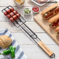 Innovagoods BARBECUEGRIL VOOR WORSTJES SOSKET - Bbq Accesoires - Bbq Accesoires Rooster -Barbecues Verkoopwinkel 1200x1200 229