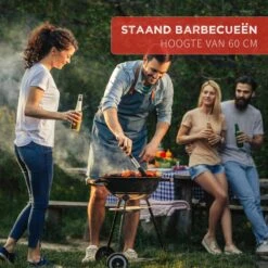 BBQ Collection Houtskoolbarbecue - Kogelbarbecue 45 X 60 Centimeter - Ronde Barbecue - Barbecue Op Wielen - Zwart - Metaal -Barbecues Verkoopwinkel 1200x1200 244