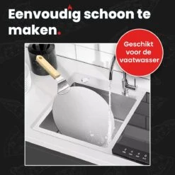 GrillX Pizzaschep Met Pizzasnijder - 30cm - In Luxe Doos - Pizzaspatel Voor BBQ & Oven - BBQ Accesoires Gereedschap -Barbecues Verkoopwinkel 1200x1200 301