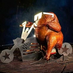 GrillX Beer Can Chicken Houder - Kiphouder Motorcycle - BBQ Accesoires - Bierkip - Barbeque Gereedschap - Chicken Sitter -Barbecues Verkoopwinkel 1200x1200 357