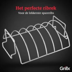 GrillX Sparerib Rek BBQ - Rib Rack Houder - Barbecue Spareribs Rek - BBQ Accesoires -Barbecues Verkoopwinkel 1200x1200 364