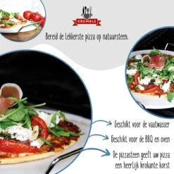 Pizzasteen BBQ & Oven | Pizzaplaat Voor De Lekkerste Bereiding Van Een Pizza Op Jouw Barbecue Of In De Oven | Pizza Stone Rond | Medium (33 Cm) -Barbecues Verkoopwinkel 1200x1200 370