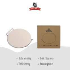 Pizzasteen BBQ & Oven | Pizzaplaat Voor De Lekkerste Bereiding Van Een Pizza Op Jouw Barbecue Of In De Oven | Pizza Stone Rond | Medium (33 Cm) -Barbecues Verkoopwinkel 1200x1200 372