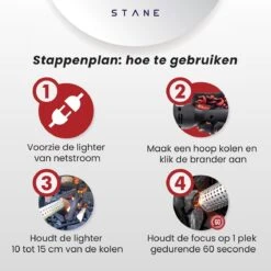 Bbq Aansteker Electrisch - Looftlighter - Bbq Starter - Bbq Accesoires - One Minute Lighter - Incl. Bbq Handschoenen - ®Stane -Barbecues Verkoopwinkel 1200x1200 392