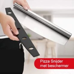 Pizzaschep – Inclusief Pizzasnijder – Opvouwbaar – Pizzaspatel – Pizza Schep – Taartschep – 30cm - Qwality -Barbecues Verkoopwinkel 1200x1200 555
