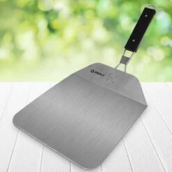 RVS Pizzaschep Inklapbaar Vierkant Handvat - Taartschep - Pizzaspatel BBQ Pannekoeken Spatel -Barbecues Verkoopwinkel 1200x1200 623