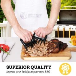 Mountain Grillers Claws-High Quality Meat Claws For American BBQ Pulled Pork-Plastic Meat Claws For Slicing-Vaatwasser Safe Bear Claws Gift Idee -Barbecues Verkoopwinkel 1200x1200 626