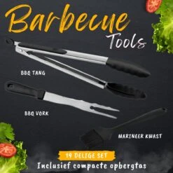 BBQ Gereedschapset - Opbergtas - BBQ Accessoires - BBQ Tang - BBQ Set - BBQ Borstel - BBQ Gereedschap - Roestvrij Staal -Barbecues Verkoopwinkel 1200x1200 637