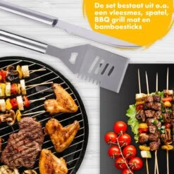 BBQ Accesoires Set Gereedschap Tang Borstel Barbecue Kookgerei - 10 Delig 15 BBQ Accesoires Set Gereedschap Tang Borstel Barbecue Kookgerei - 10 Delig -Barbecues Verkoopwinkel 1200x1200 646