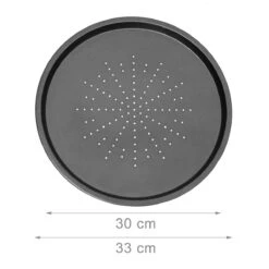 Relaxdays 3 Pizaplaten Met Pizzarek, Pizza Bakplaat Rond 33 Cm, Pizzaplaat 3stuk -Barbecues Verkoopwinkel 1200x1200 662