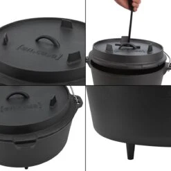 Dutch Oven Enkhuizen Met Deksel Gietijzer Zwart - 4 Varianten 9 Dutch Oven Enkhuizen Met Deksel Gietijzer Zwart - 4 Varianten -Barbecues Verkoopwinkel 1200x1200 782