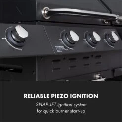 Klarstein Kingsville Double Barbecue - Houtskool- En Gasbarbecue - Smoker BBQ - Inclusief Deksels En Thermometer - Met 2 Roosters - Zwart -Barbecues Verkoopwinkel 1200x1200 80