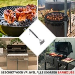BBQ Borstel Staal RVS Reinigingsborstel Barbecue Grill Accessoires -Barbecues Verkoopwinkel 1200x1200 830