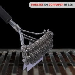 BBQ Borstel Staal RVS Reinigingsborstel Barbecue Grill Accessoires -Barbecues Verkoopwinkel 1200x1200 834