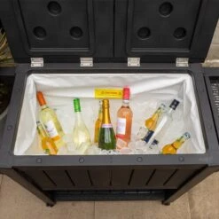 BluMill BBQ Tafel - Inclusief Koelvak 80 Liter - Op Wieltjes - Met Flessenopener - 102 X 46 X 86,5 Cm -Barbecues Verkoopwinkel 1200x1200 844