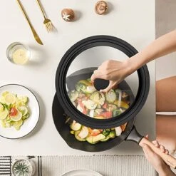 IBright Universele Glazen Deksel Met Siliconen Rand - Voor Pannen Van Ø16 Cm Tot 20 Cm 11 IBright Universele Glazen Deksel Met Siliconen Rand - Voor Pannen Van Ø16 Cm Tot 20 Cm -Barbecues Verkoopwinkel 1200x1200 895