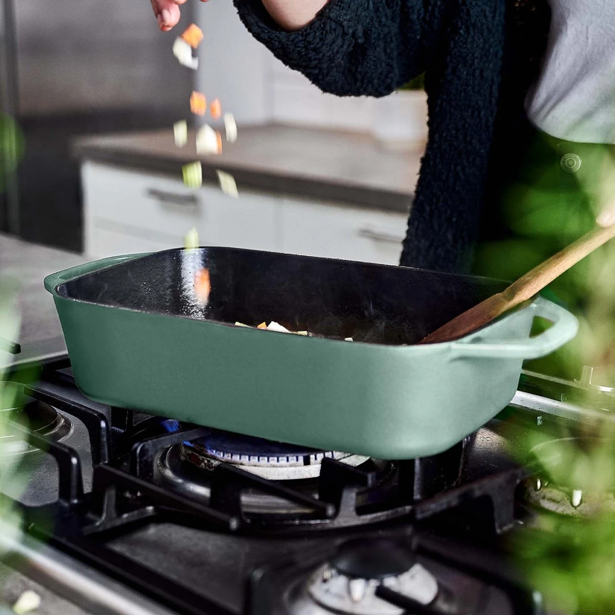 Springlane Gietijzer Ovenschaal Mint - 39,2 X 21,2 Cm, 4 L 6 Springlane Gietijzer Ovenschaal Mint - 39,2 X 21,2 Cm, 4 L - Afbeelding 6