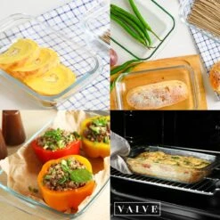 VAIVE 3-delige Ovenschaal Set - Rechthoekig - Glas -Barbecues Verkoopwinkel 1200x1200 937