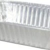 Rechthoekige Aluminium Wegwerp Bakje 19,5x14x5 Cm Per 100 Stuks - Alu Bakje - Kapsalon Bak - 850cc