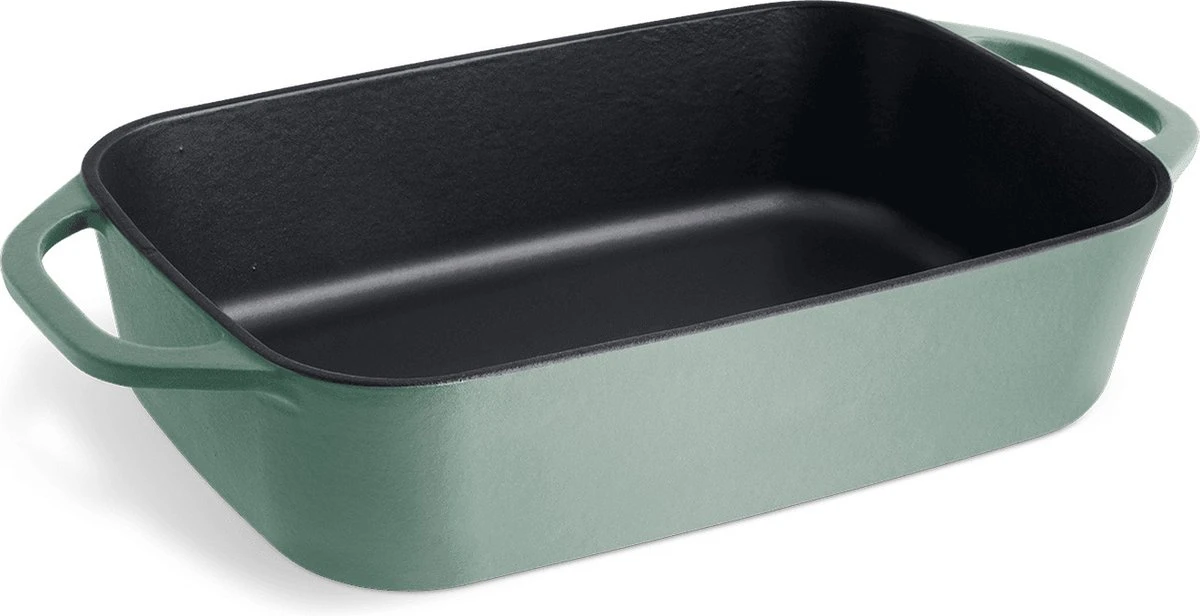 Springlane Gietijzer Ovenschaal Mint - 39,2 X 21,2 Cm, 4 L 1 Springlane Gietijzer Ovenschaal Mint - 39,2 X 21,2 Cm, 4 L