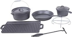 EL Fuego Dutch Oven Set Gietijzer 7-delig -Barbecues Verkoopwinkel 1200x628 1
