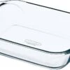Pyrex Ovenschaal Rechthoek - Met Grepen - Borosilicaatglas - 1,4 Liter - Transparant