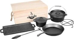 EL Fuego Dutch Oven Set Gietijzer 7-delig -Barbecues Verkoopwinkel 1200x637 1