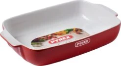 Pyrex Signature Ovenschaal Rechthoek - Keramiek - 30x22 Cm - Rood -Barbecues Verkoopwinkel 1200x650 2