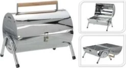 BBQ Collection Houtskoolbarbecue - Cilinder - Chroom -Barbecues Verkoopwinkel 1200x651