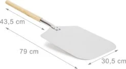 Relaxdays Pizzaschep - Vierkant - Metaal -Barbecues Verkoopwinkel 1200x654