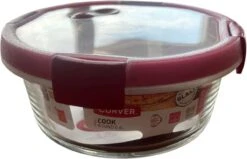 Curver Ovenschaal Klein - 1 Persoon - Ovenschaal Rond - Ovenschaal Met Deksel - Borosilicaat Glas - Breukvast -Barbecues Verkoopwinkel 1200x772